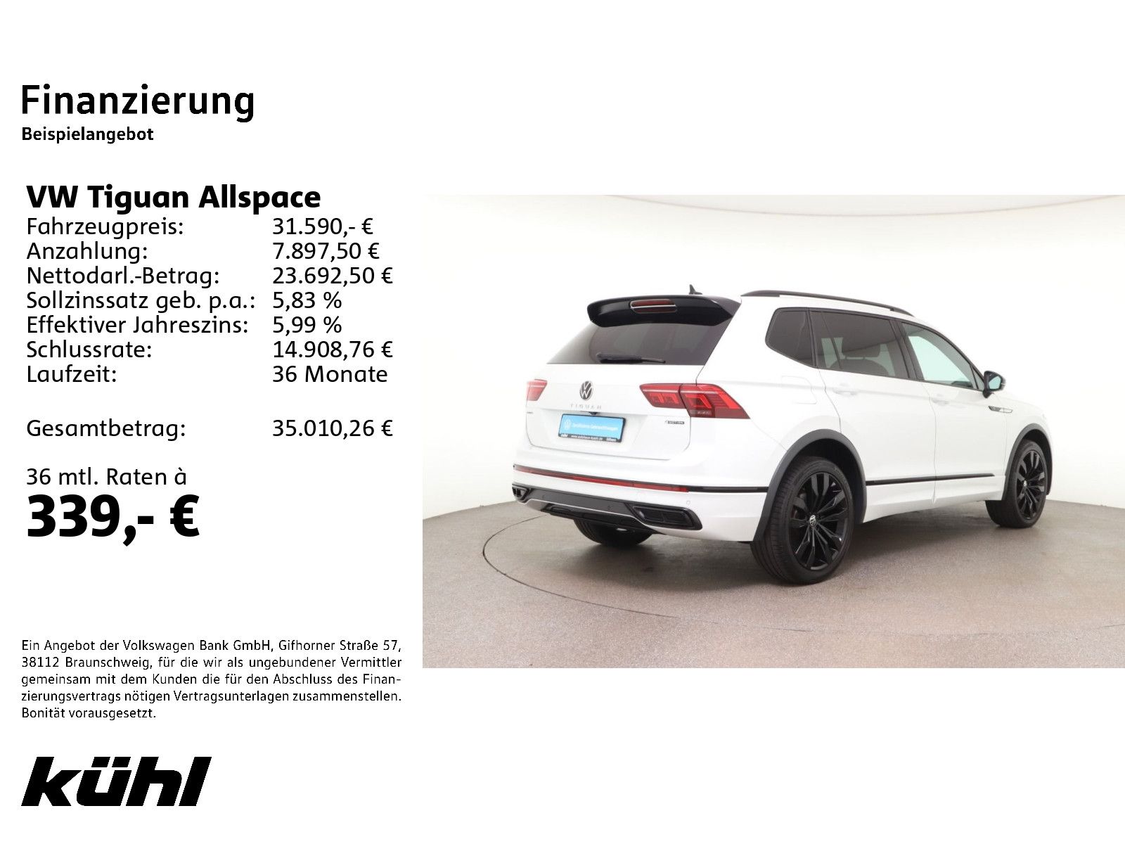 Volkswagen Tiguan Allspace 2.0 TDI 4M DSG R-Line IQ.Light A foto 2