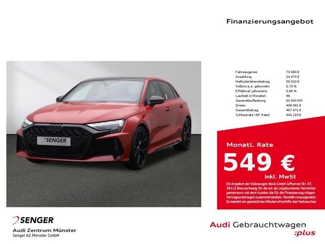 Audi RS3 Sportback S tronic ACC Navi Kamera Matrix