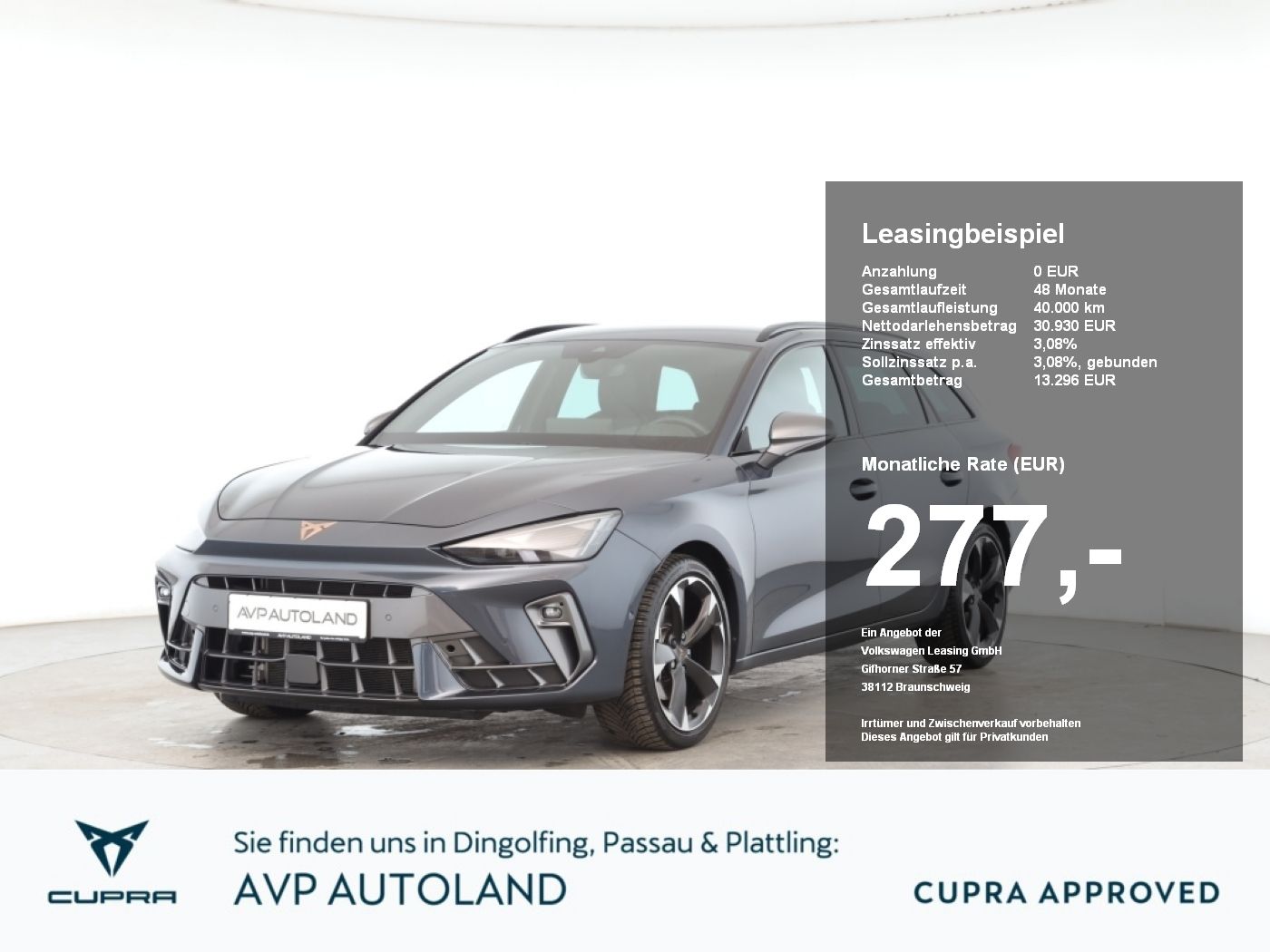 Cupra Leon Sportstourer 2.0 TDI DSG | LED | NAVI |