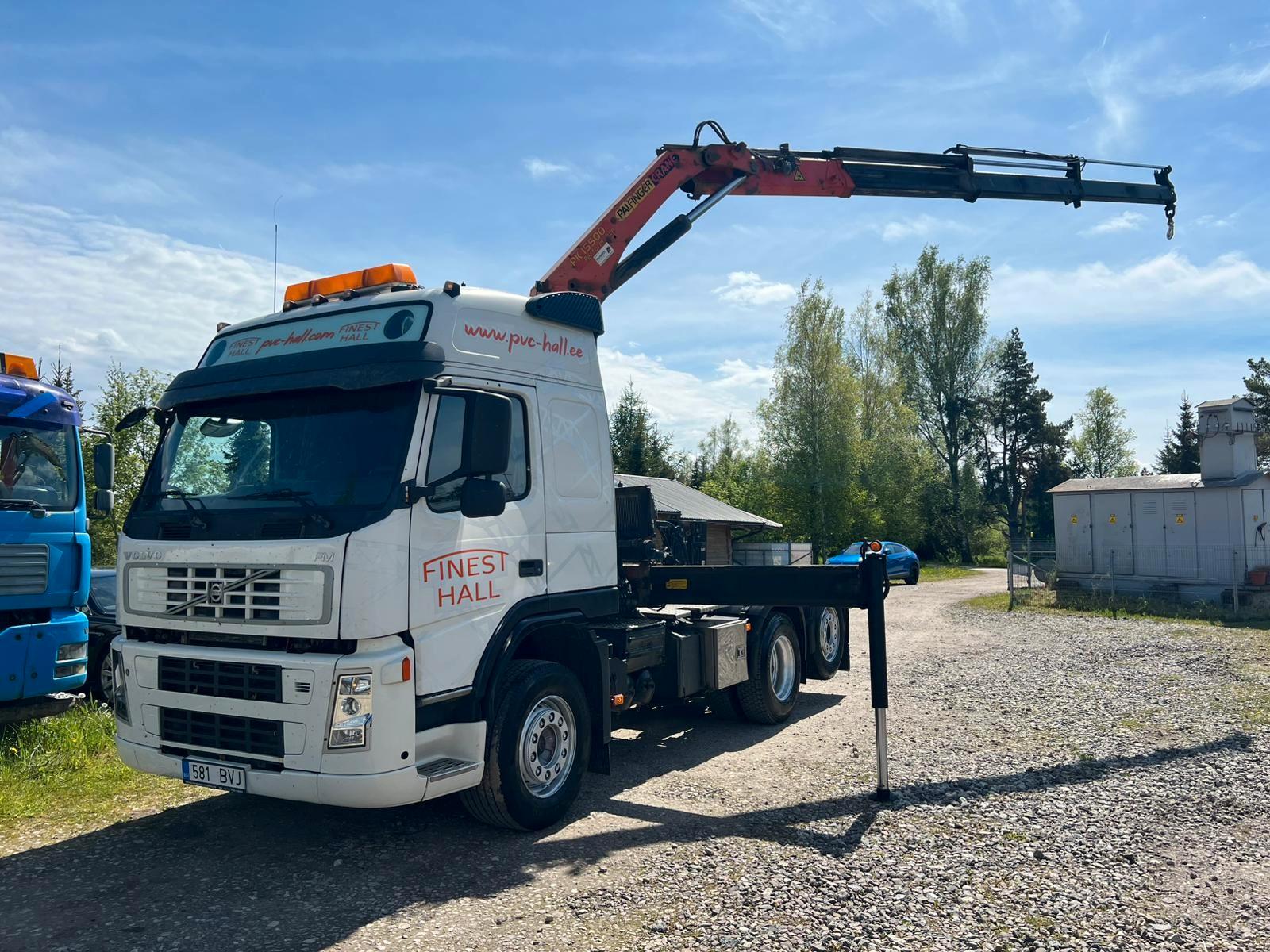 Volvo FM400, 6x2 TRACTOR + PALFINGER CRANE