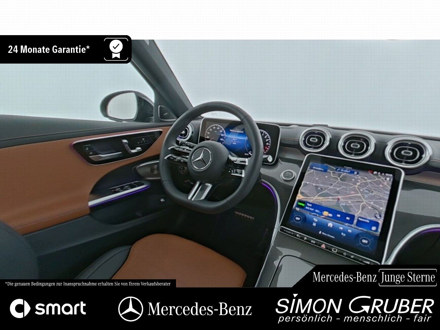 Fahrzeugabbildung Mercedes-Benz C 300 T de 4M AMG Leder braun magno Pano HUD AHK