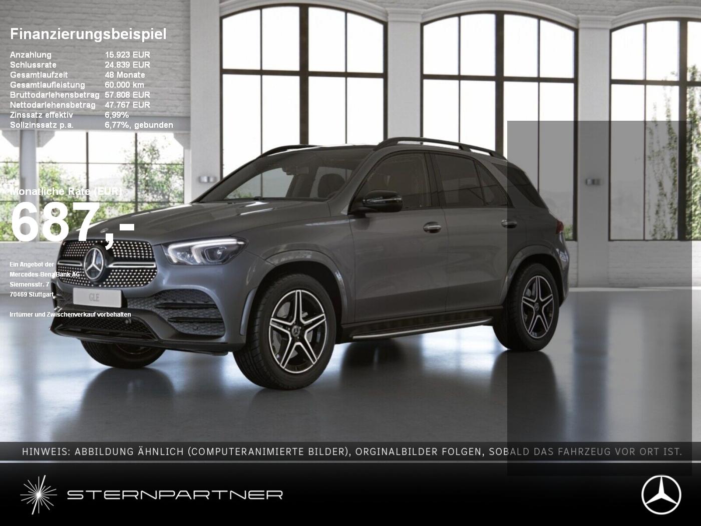 Mercedes-Benz GLE 400 d 4M AMG+MBUX+Memory+Night+Ambiente+WIDE