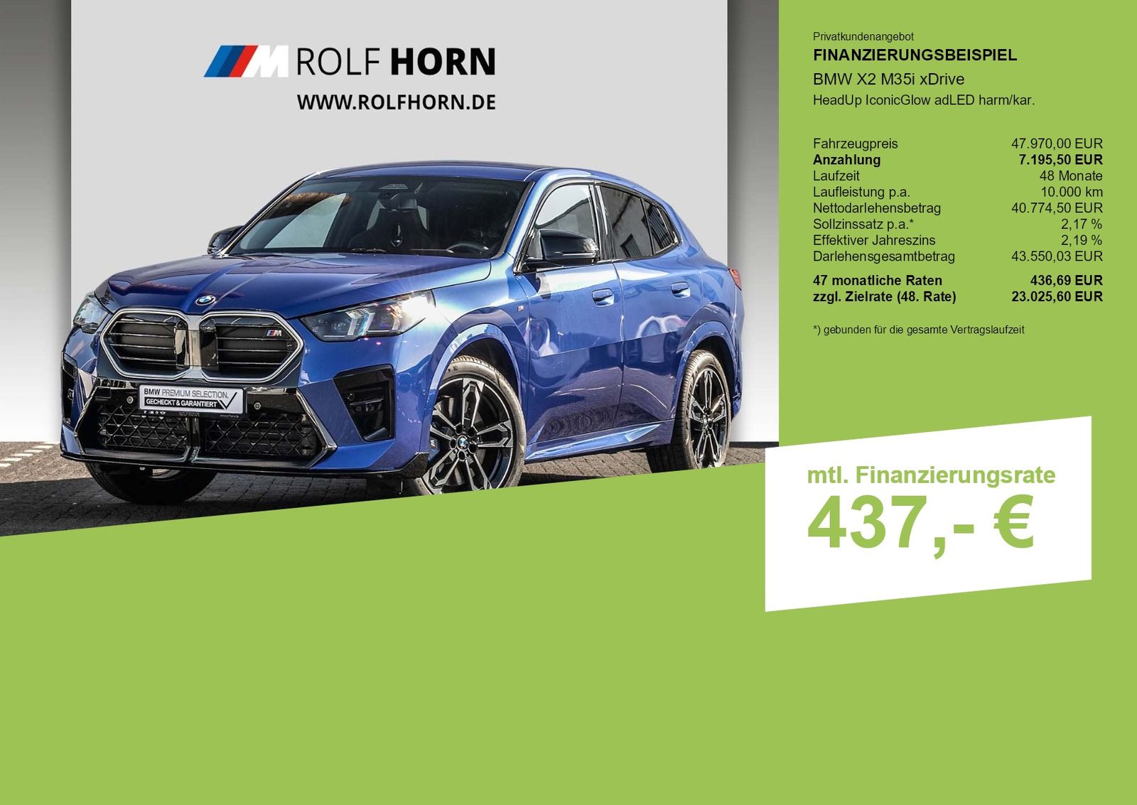 BMW X2 M35i xDrive HeadUp IconicGlow adLED harm kar foto 3