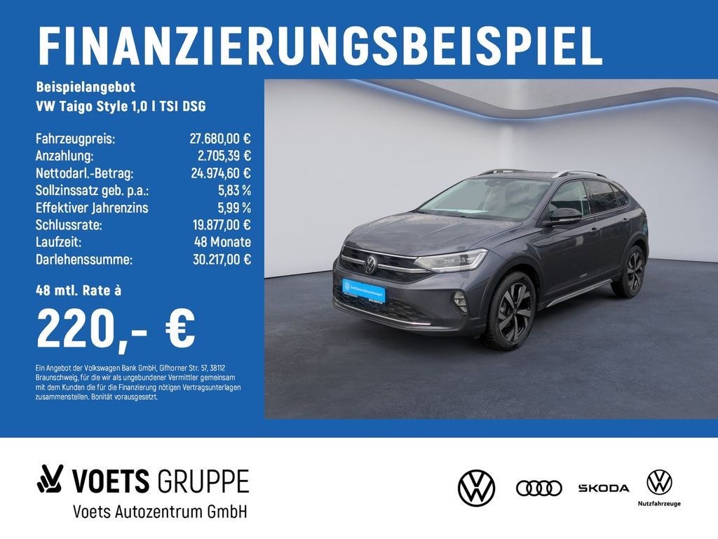 Taigo Style 1,0 l TSI DSG AHK+MATRIX-LED+KEYLESS