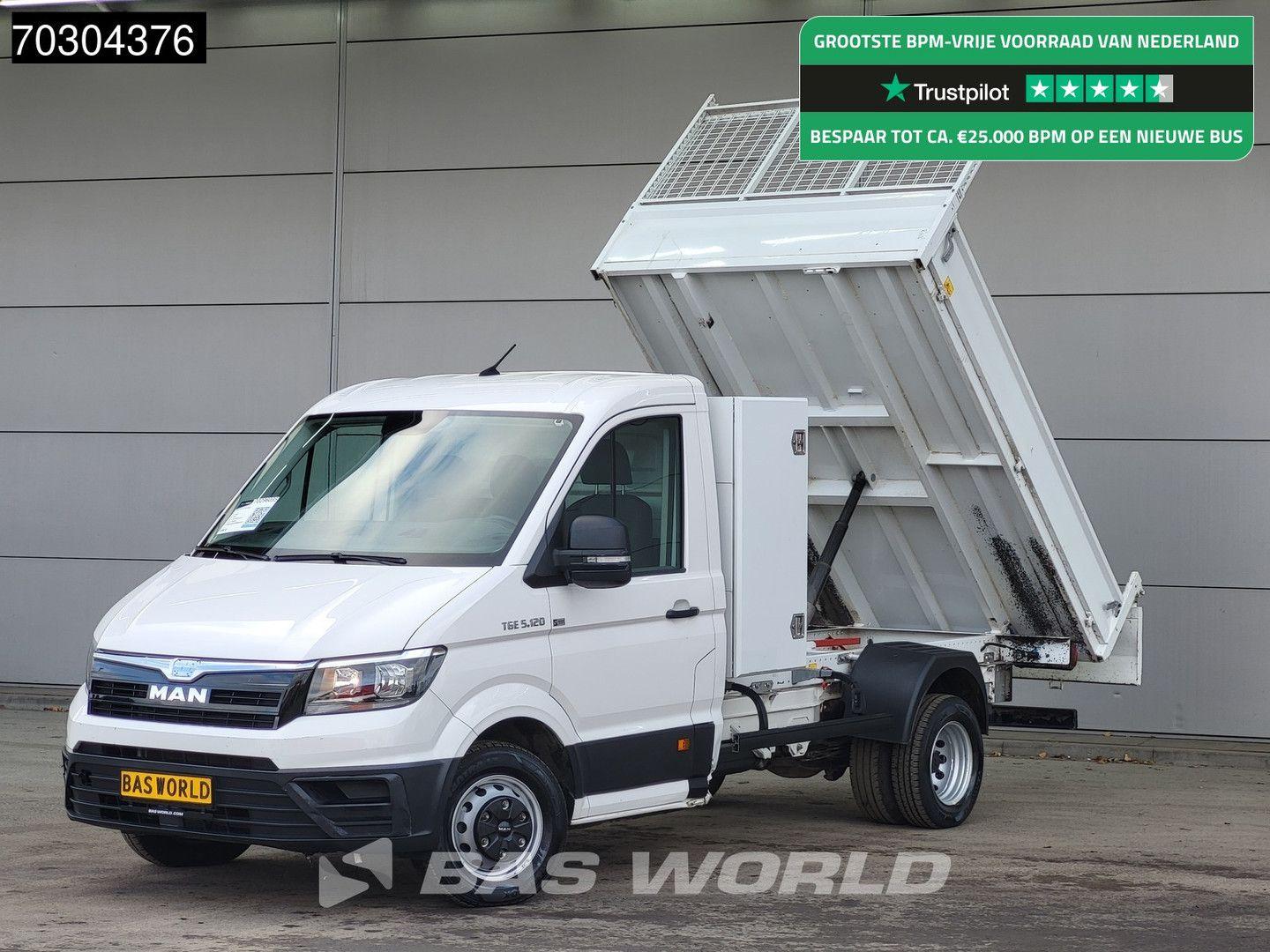 Volkswagen Crafter Kipper met Kist Dubbellucht 3,5t Trekhaa