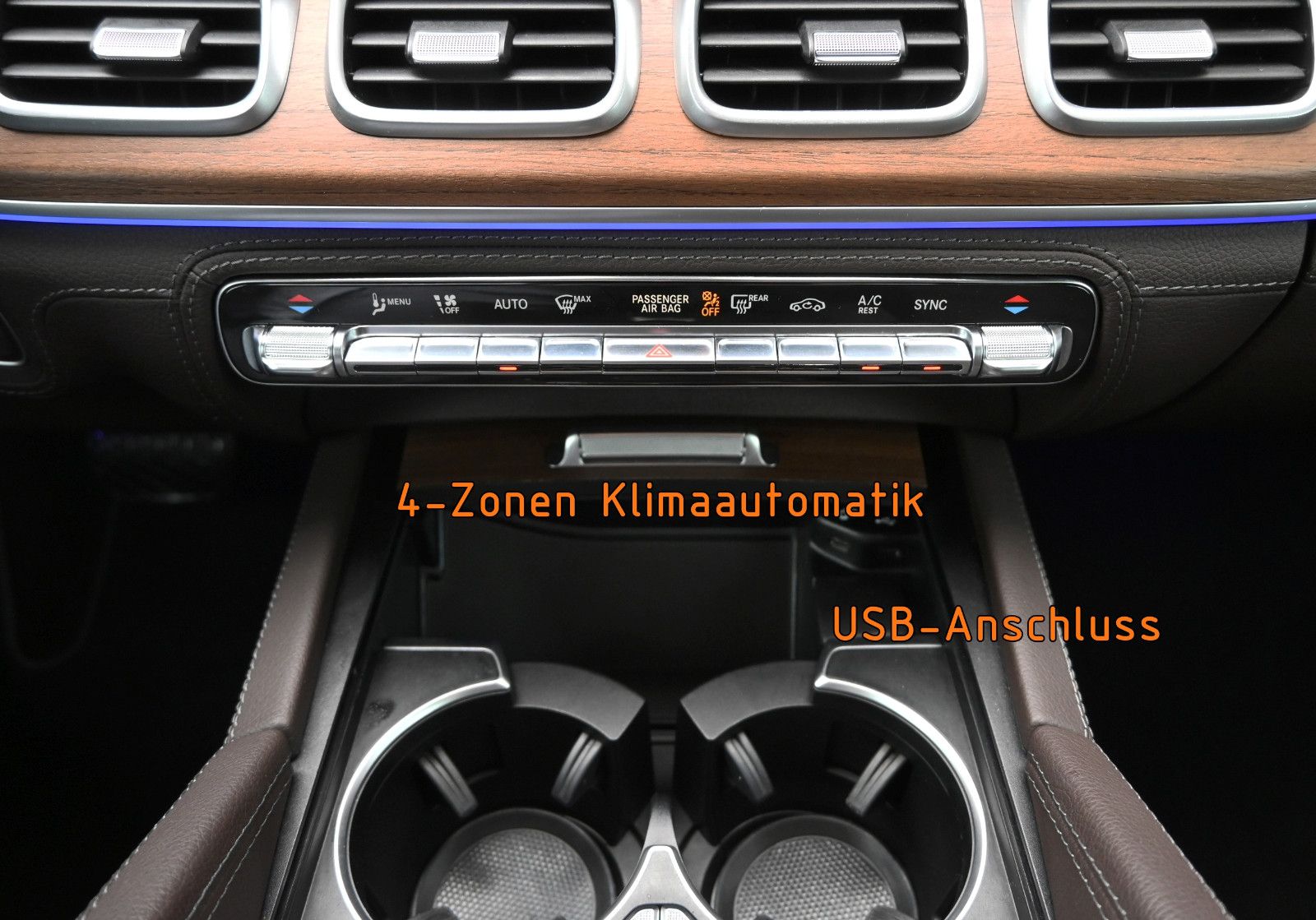 Fahrzeugabbildung Mercedes-Benz GLE 300 d 4M AMG Line °UVP 96.847€°ACC°AHK°360°