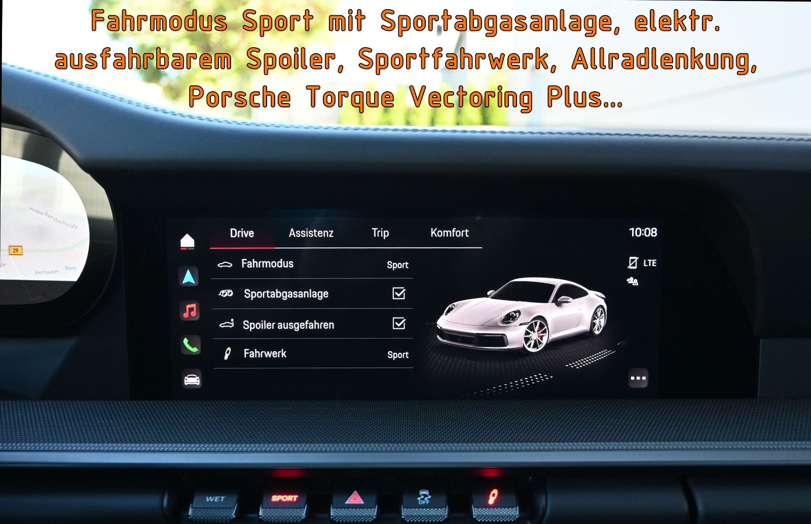 Fahrzeugabbildung Porsche 911 992 Carrera 4S Coupé °SPORT DESIGN°ACC°BOSE°