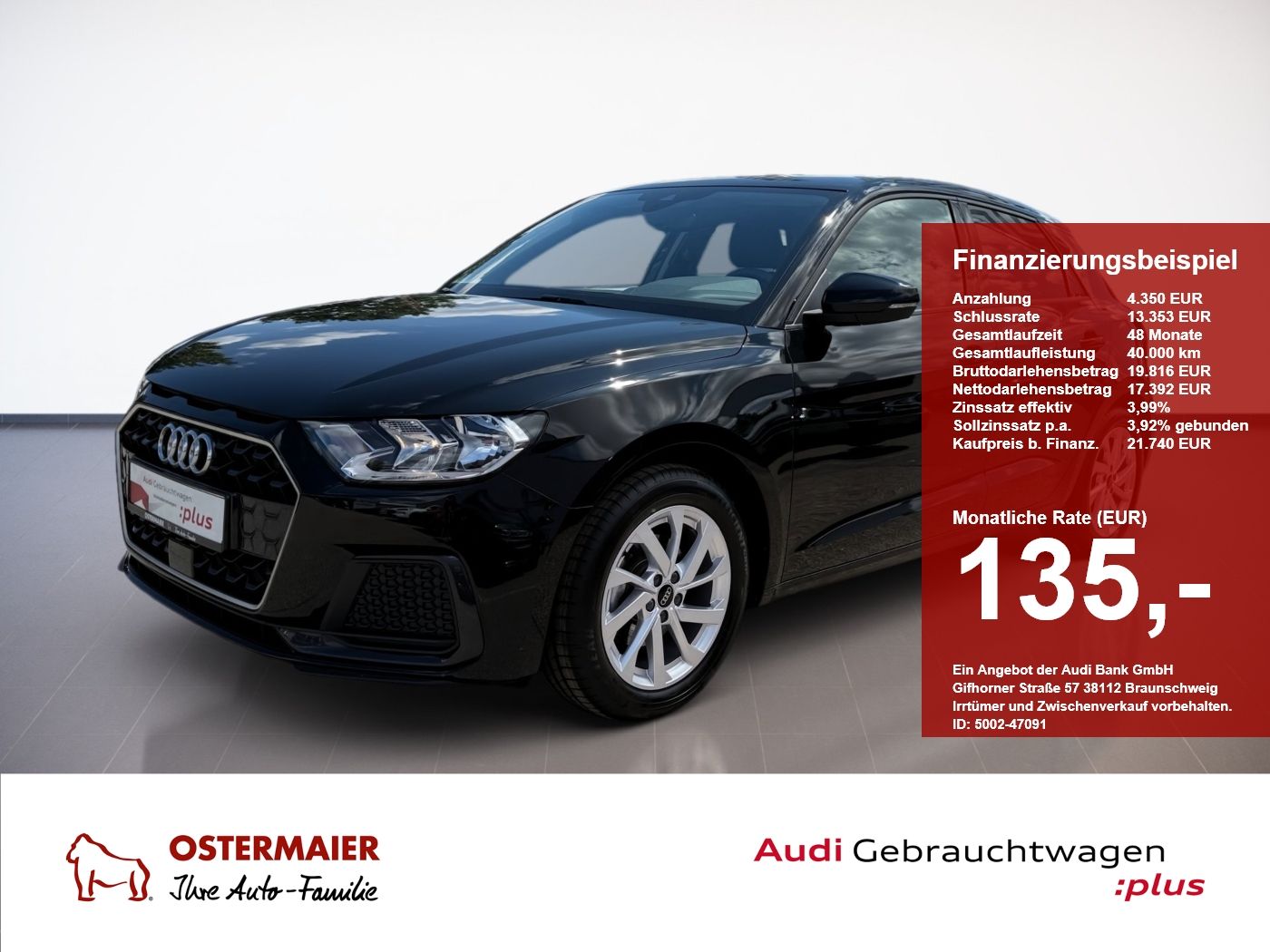 AUDI A1 Sportback ADVANCED 30 TFSI 116PS SITZHZG.EINP
