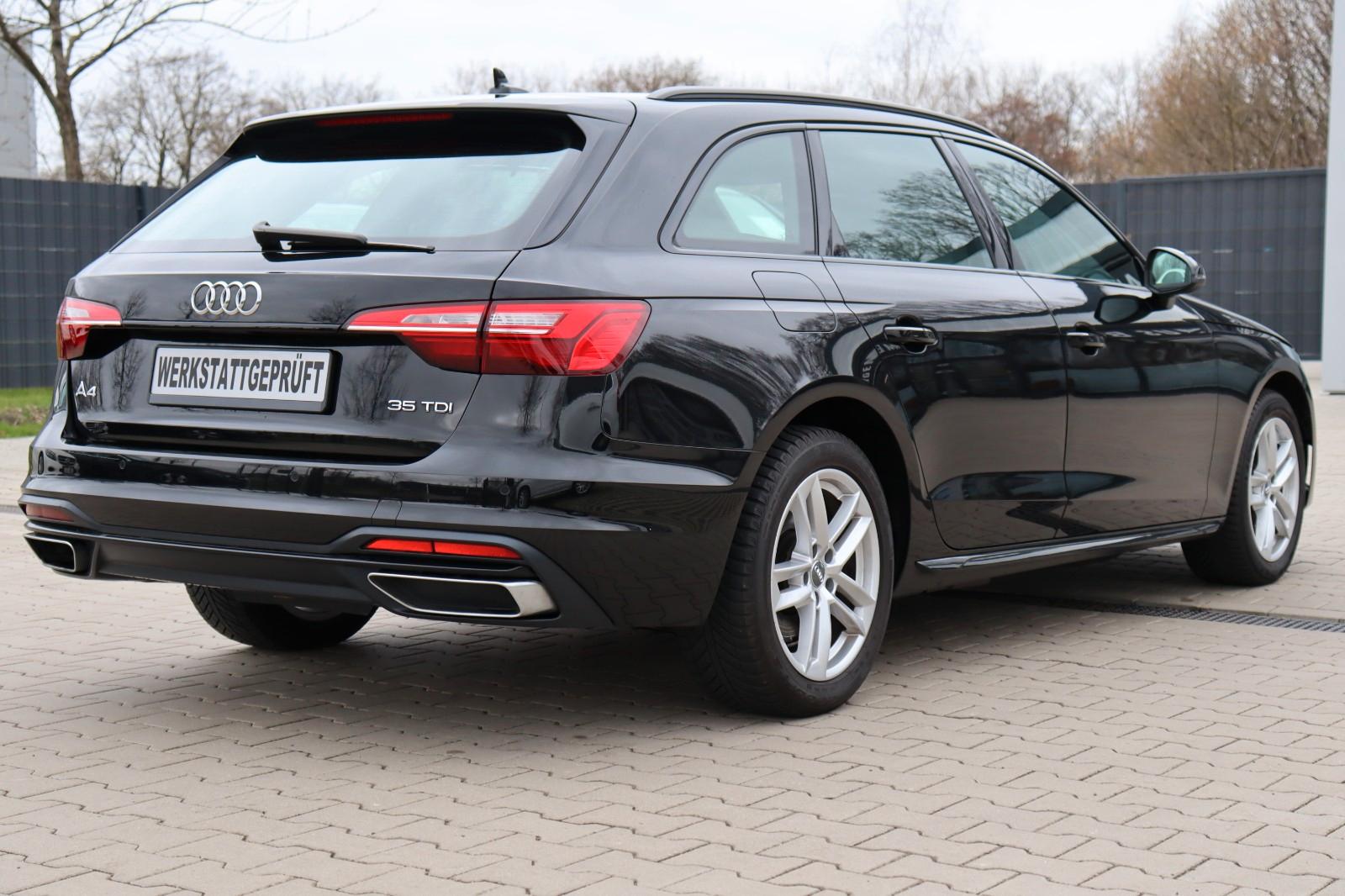 Audi A4 Avant TDI *2-Hand*Mwst*ACC*Leder*PDC*Black, миниатюра 7