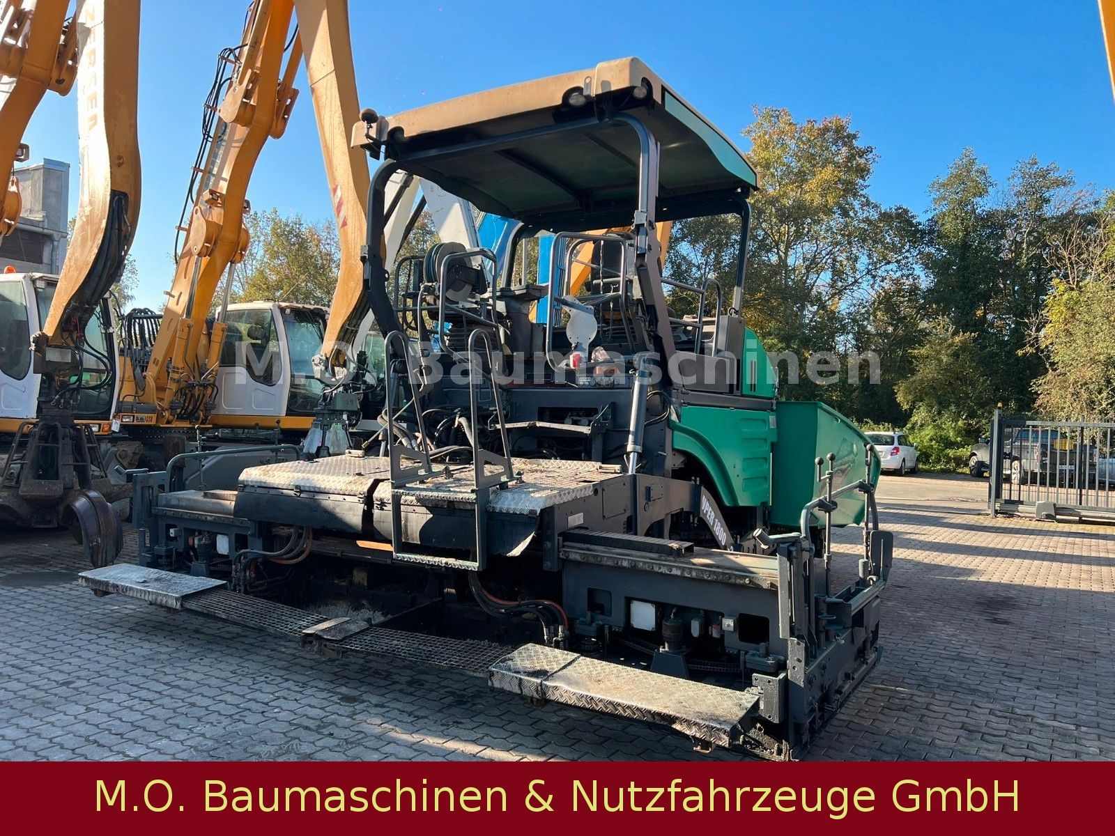 Fahrzeugabbildung Vögele Super 1800-2 / 2x Display / 2x Sensor /2x 50 cm/
