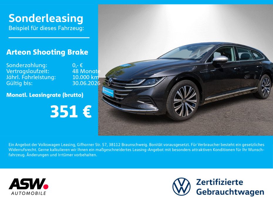Arteon Shooting Brake Elegance eHybrid Pano AHK