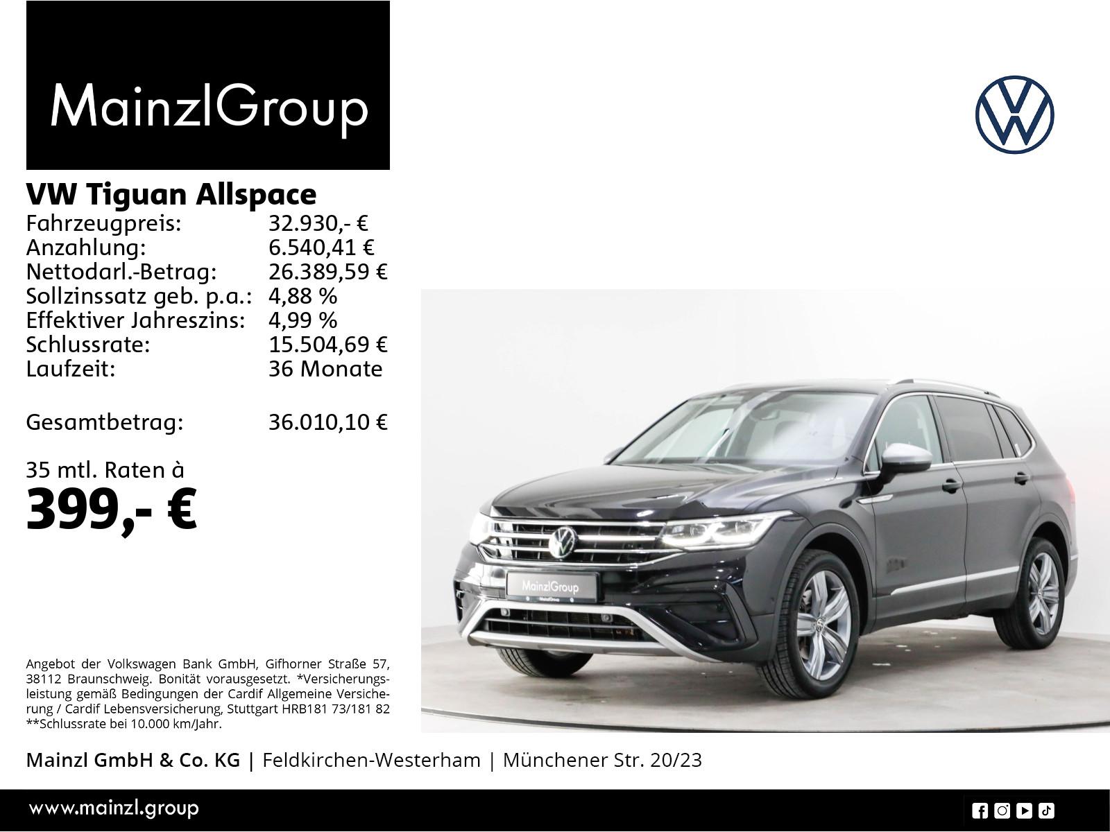 Volkswagen Tiguan Allspace 2.0 TDI 4M DSG Elegance AHK Matr