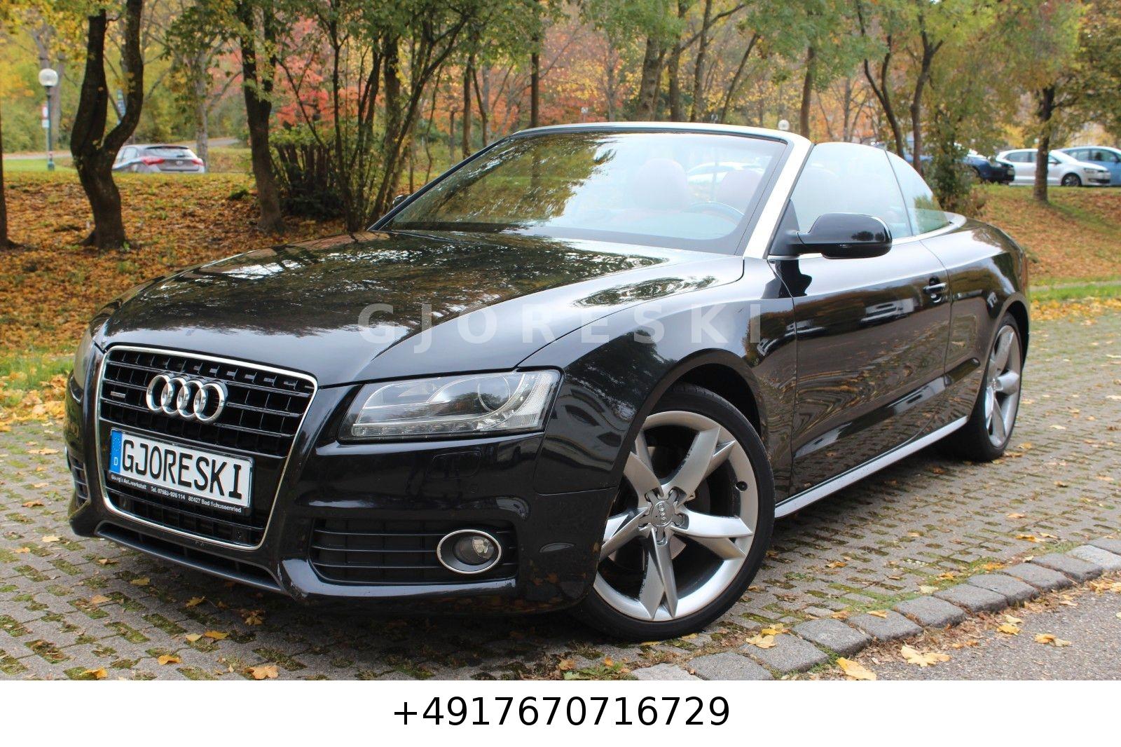 Audi A5 Cabriolet 3.0 TDI quattro S-line+Rote Sitze