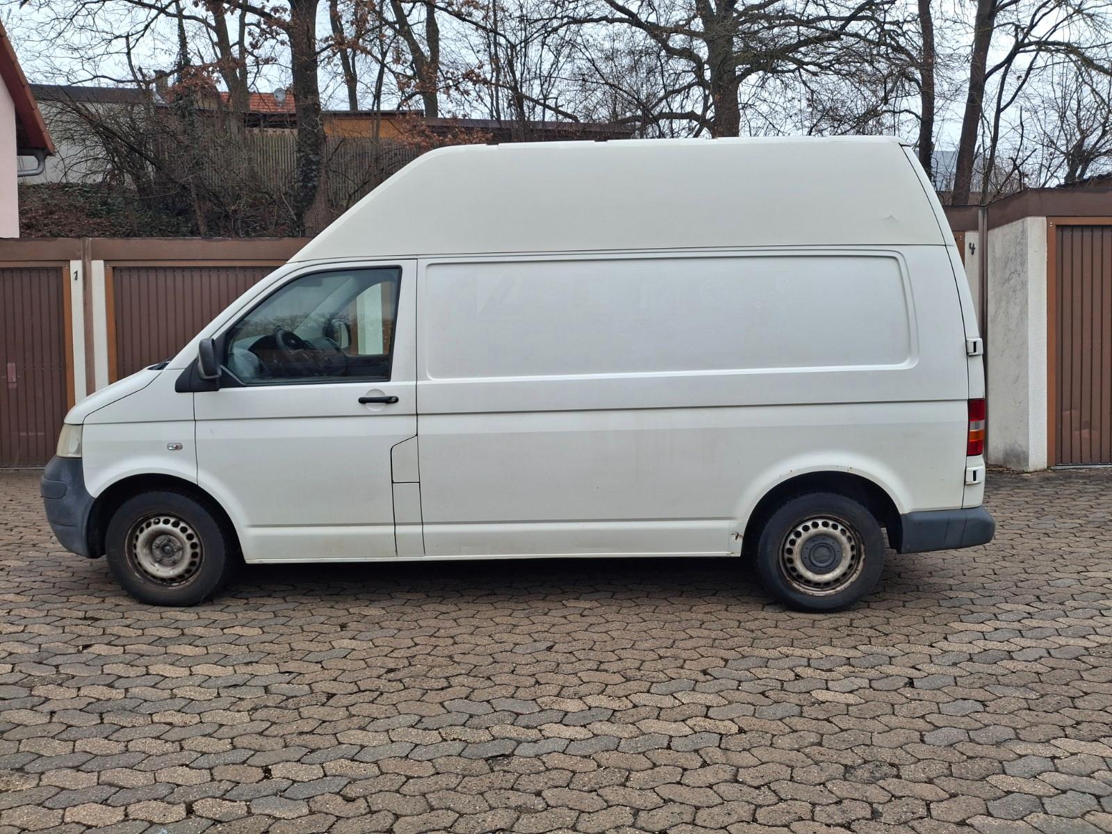 Volkswagen T5 Transporter 1,9 TDI  Kasten lang Hochdach