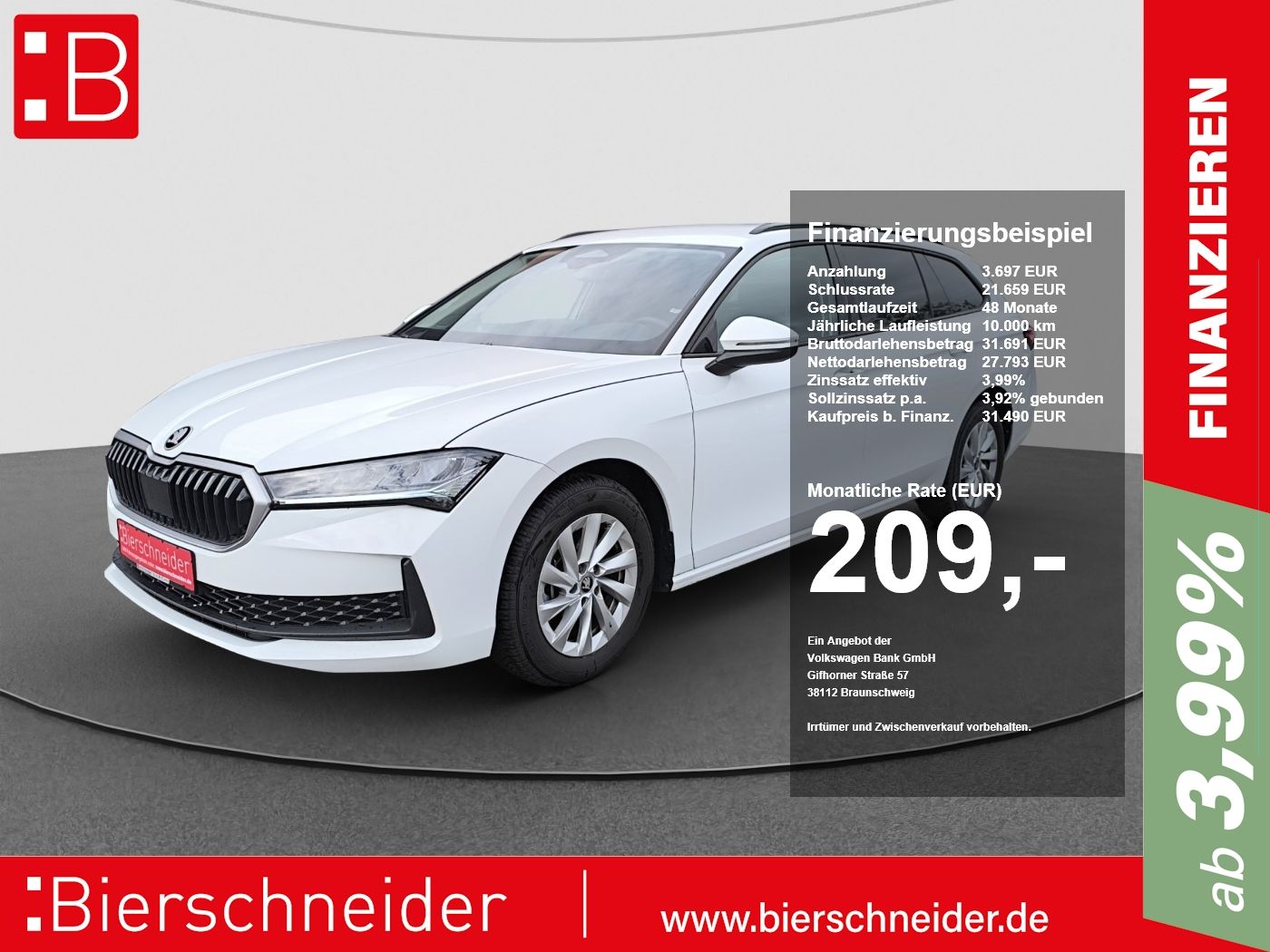 Skoda Superb Combi 2.0 TDI DSG Essence AHK NAVI ACC PD