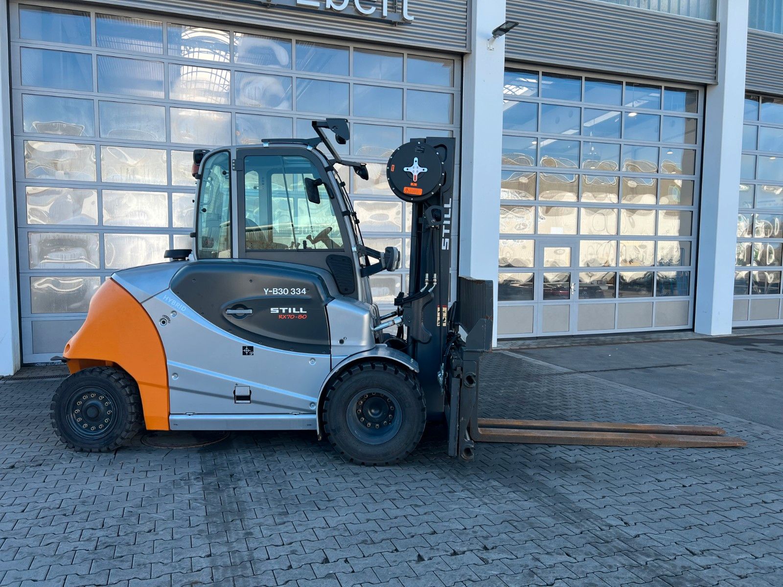 Fahrzeugabbildung Still RX70-80 / Duplex: 4.70m! / Zinkenversteller / SS