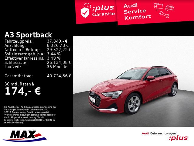 A3 Sportback 40 TFSI e ADVANCED LED+AHK+SONOS+VC