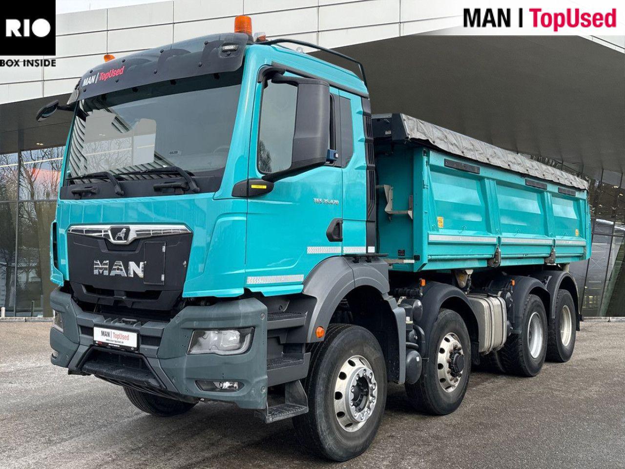 MAN TGS 35.470 8x6H BL CH-Meiller-Bordmatik-Klima ZV