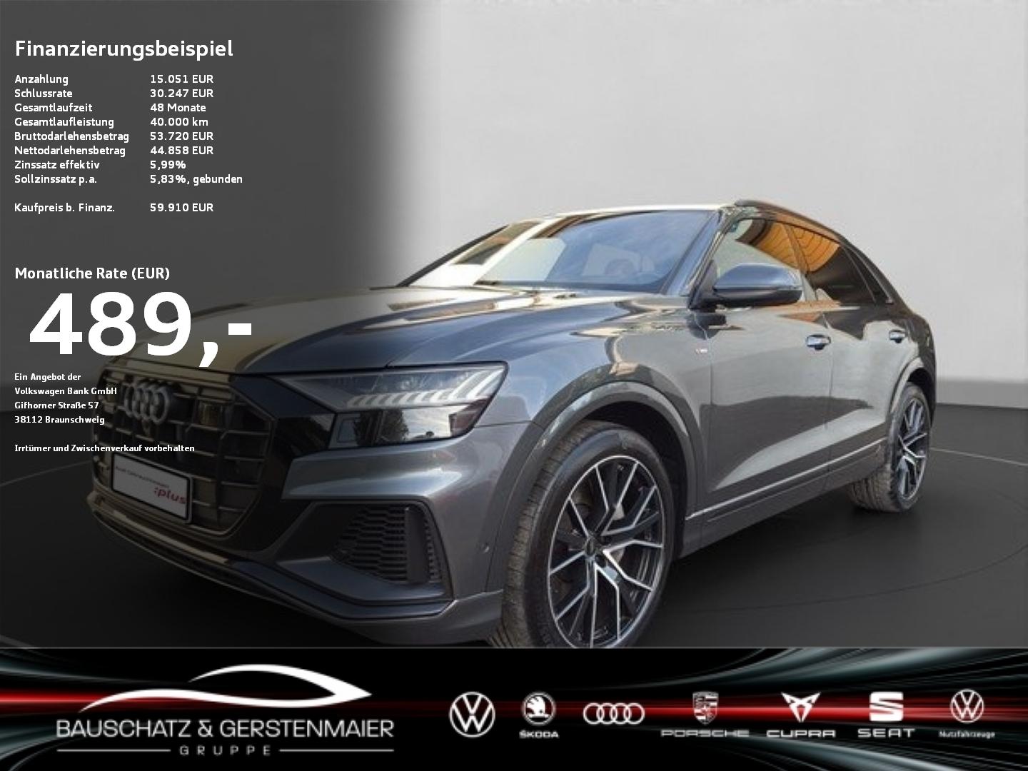 Audi Q8 55 TFSI e quattro S line AHK*PANO*MATRIX*HUD