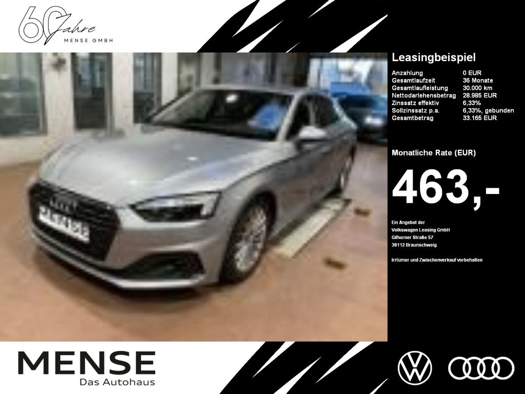 A5 Sportback 35 2.0 TDI (M-H) Matrix|CarPlay|AHK