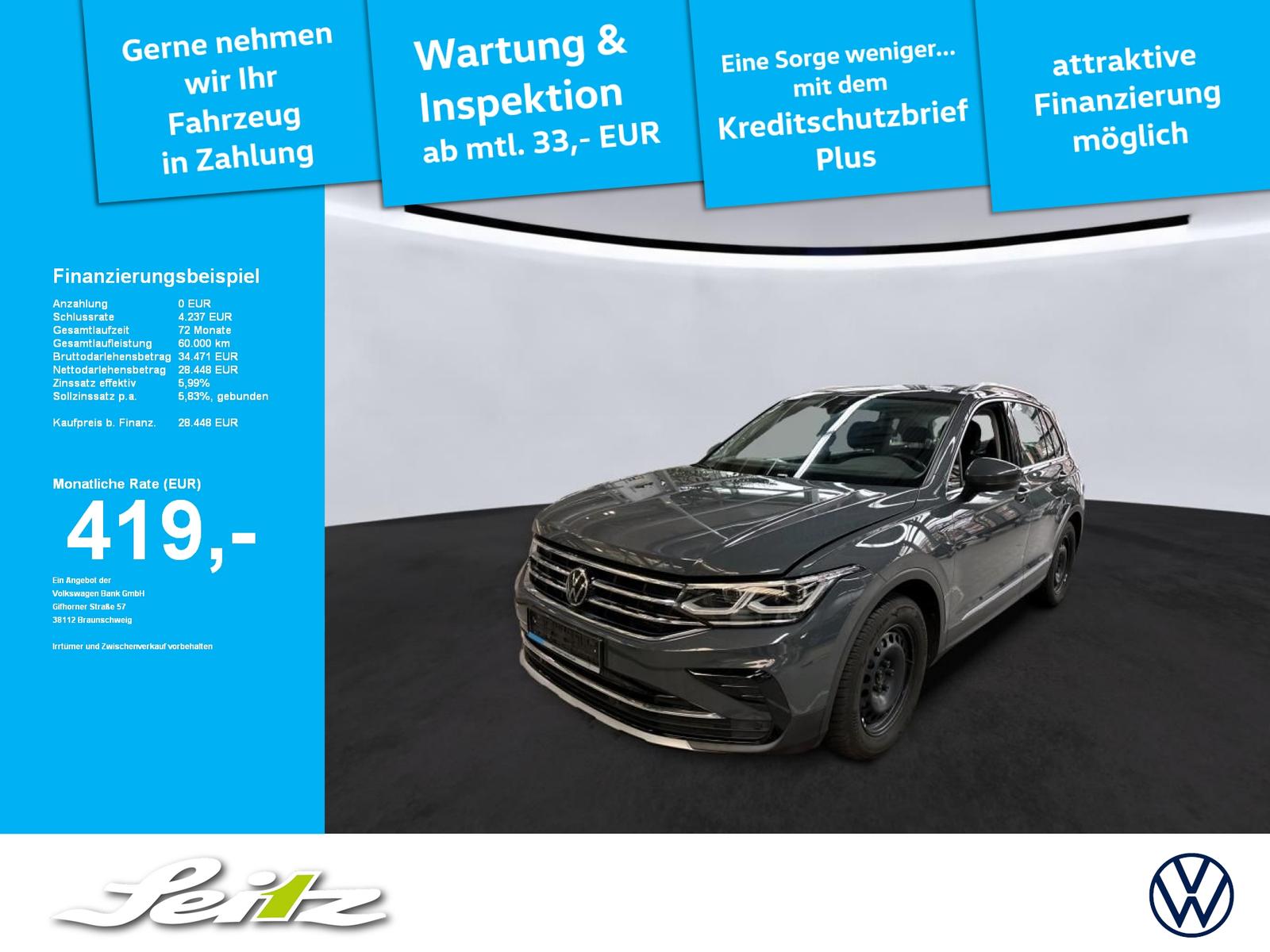 Volkswagen Tiguan 1.5 TSI Elegance *AHK*MATRIX*KAMERA*