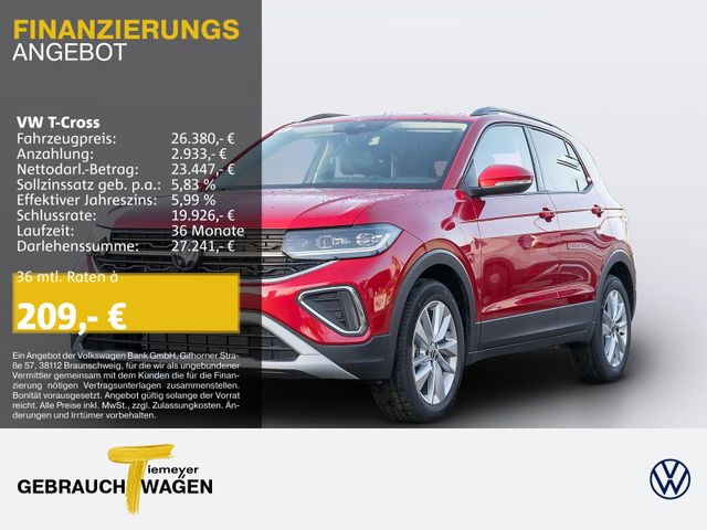 Volkswagen T-Cross 1.0 TSI DSG LIFE MATRIX LM17 SITZHZ KAME