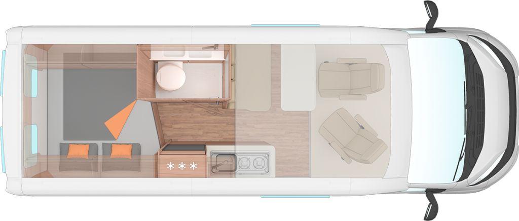 Weinsberg CaraBus 600 DQ EDITION [FIRE] im Vorlauf Mietfzg