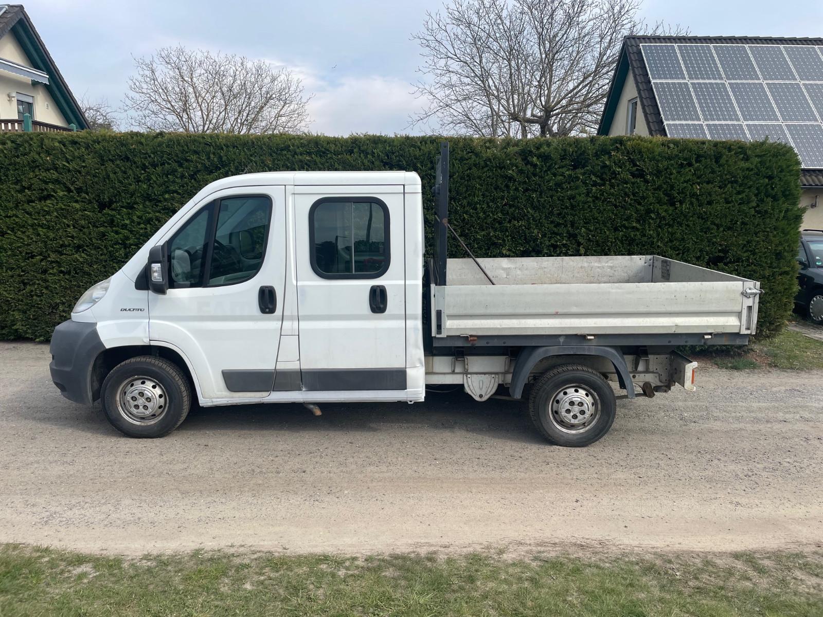 Fiat Ducato Pritsche Doppelk. 33 100 Doka TÜV 10/2027
