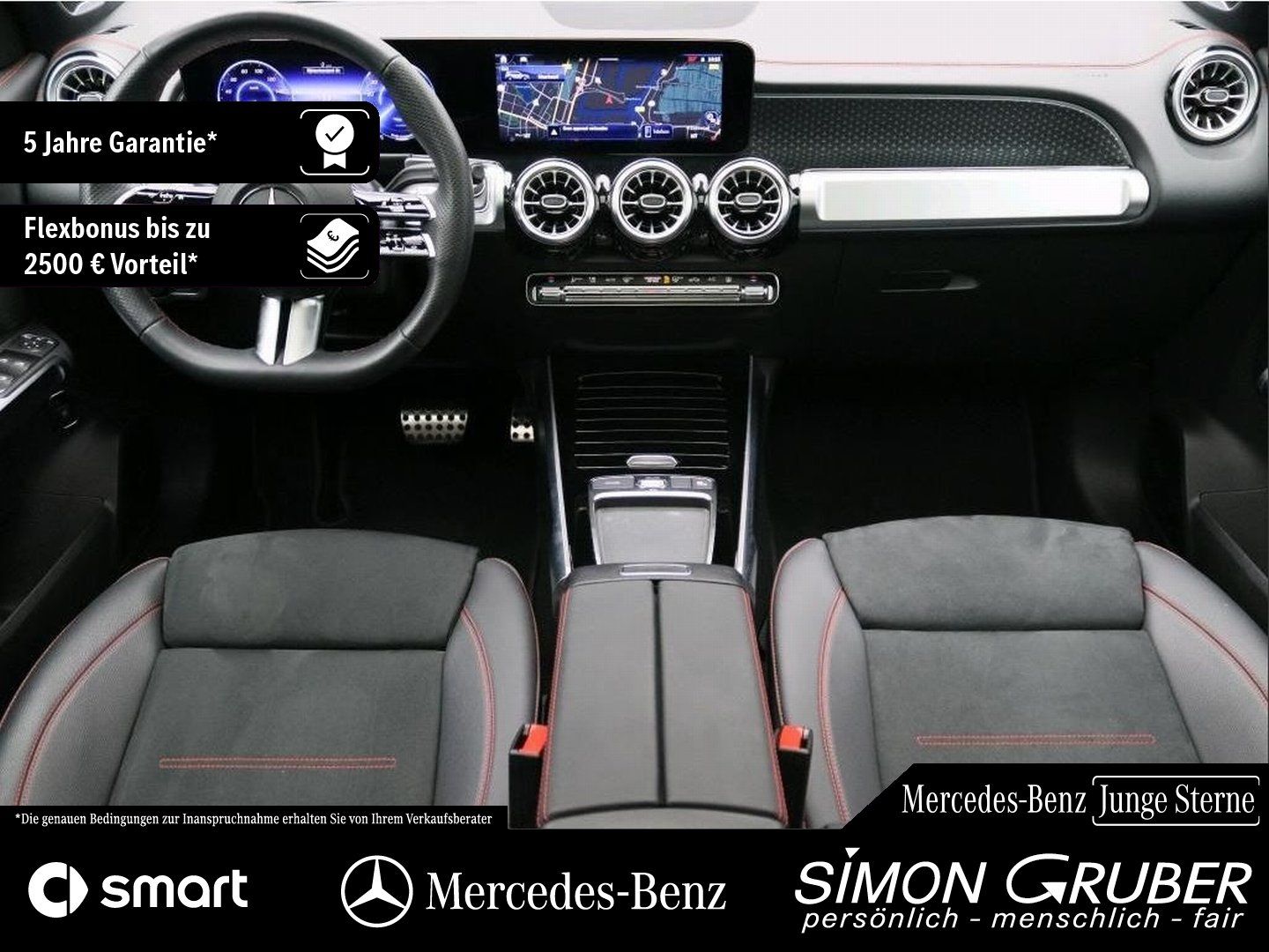 Fahrzeugabbildung Mercedes-Benz EQB 300 4M AMG Pano HUD Burm Fahrassist 7Sitze