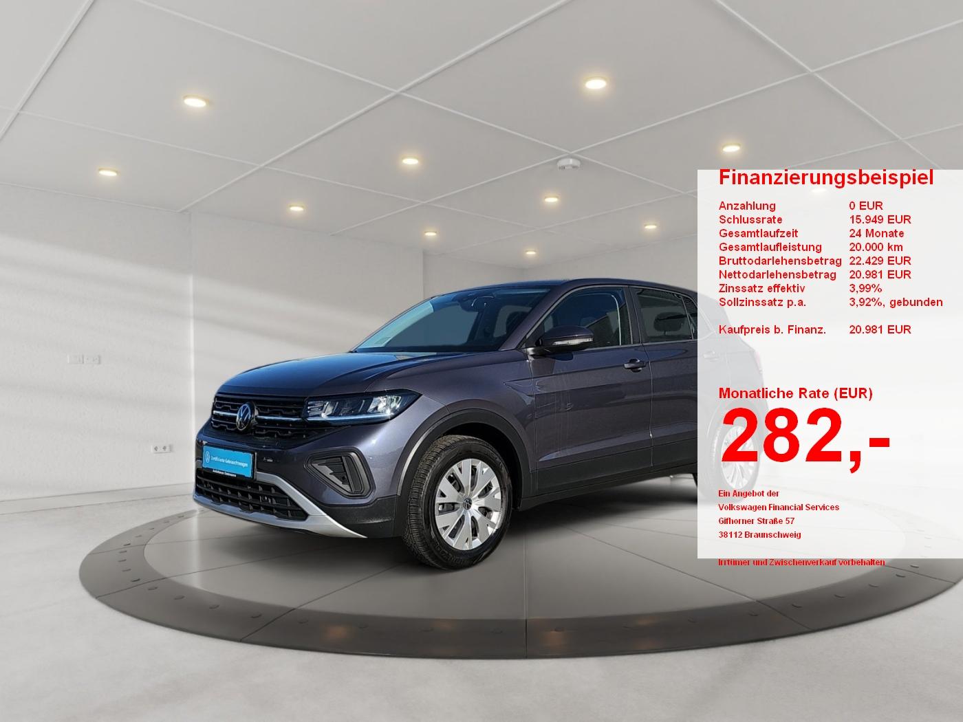 Volkswagen T-Cross 1.0 TSI 70 kW Facelift LED PDC SHZ