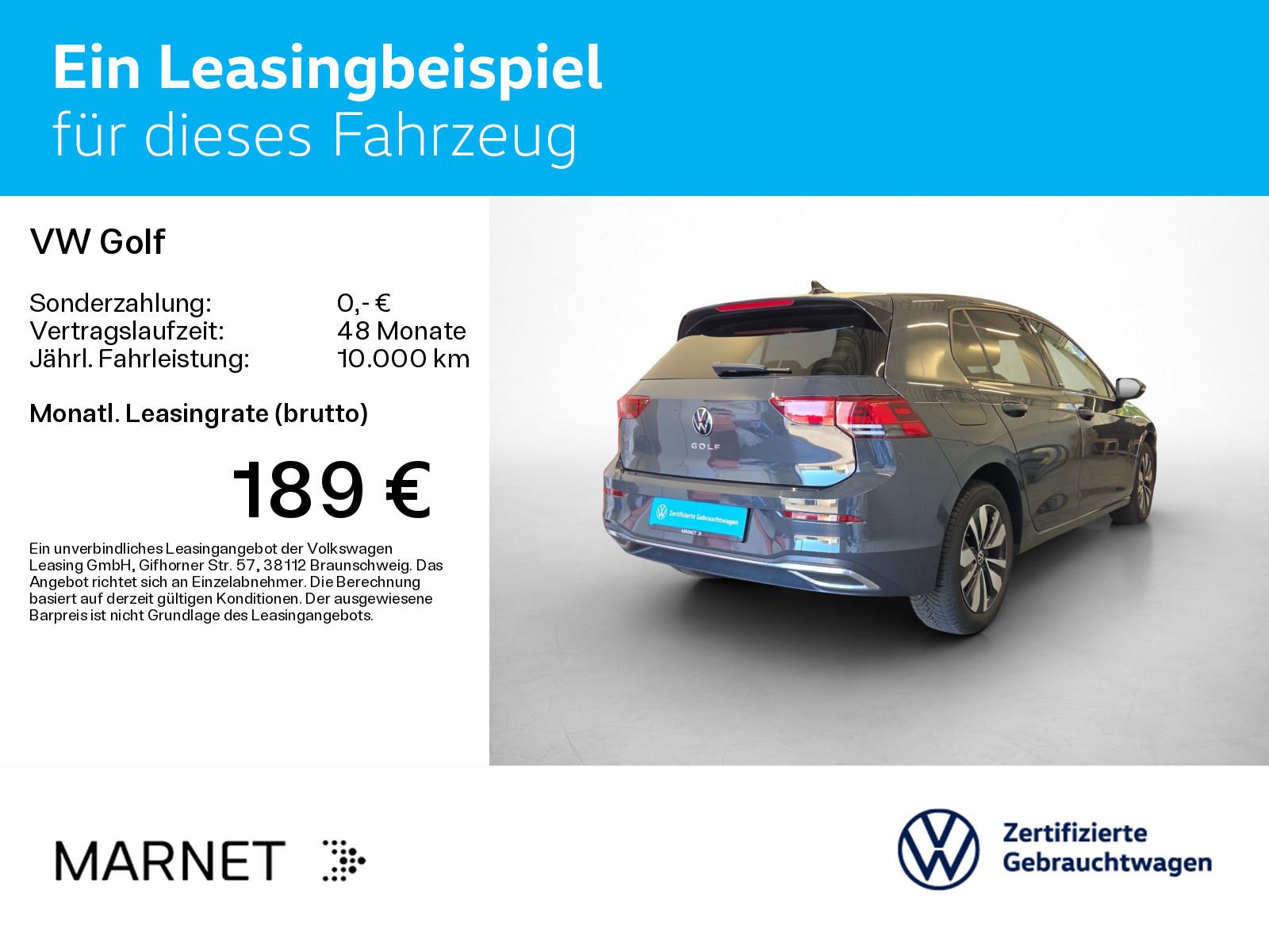 Volkswagen Golf VIII 1.0 TSI Move *Navi*SHZ*LED*Digital*PDC, миниатюра 3