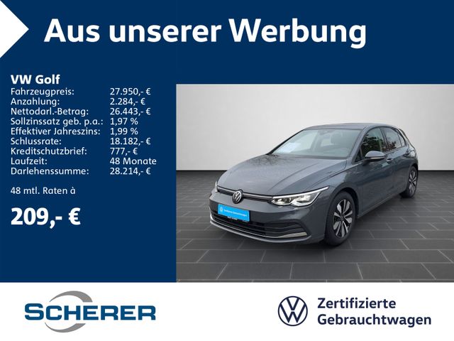 Volkswagen Golf VIII 2.0 TDI DSG Move AHK+ACC+LED+Navi+HuD+