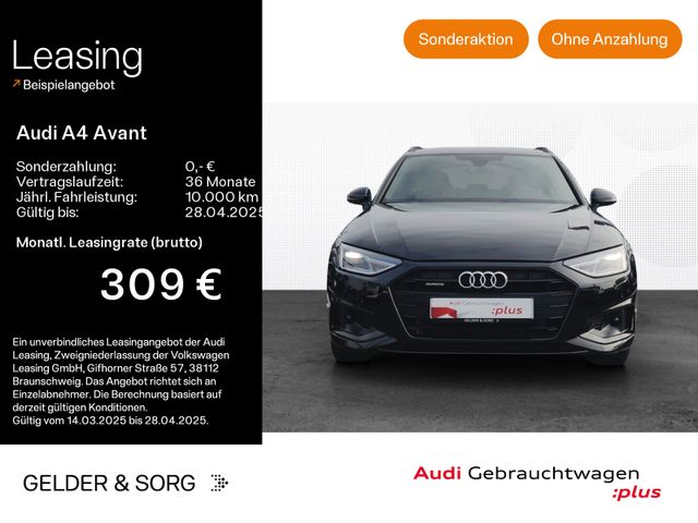 Audi A4 Avant 40 TDI advanced qu. Optik Schwarz*Tour*