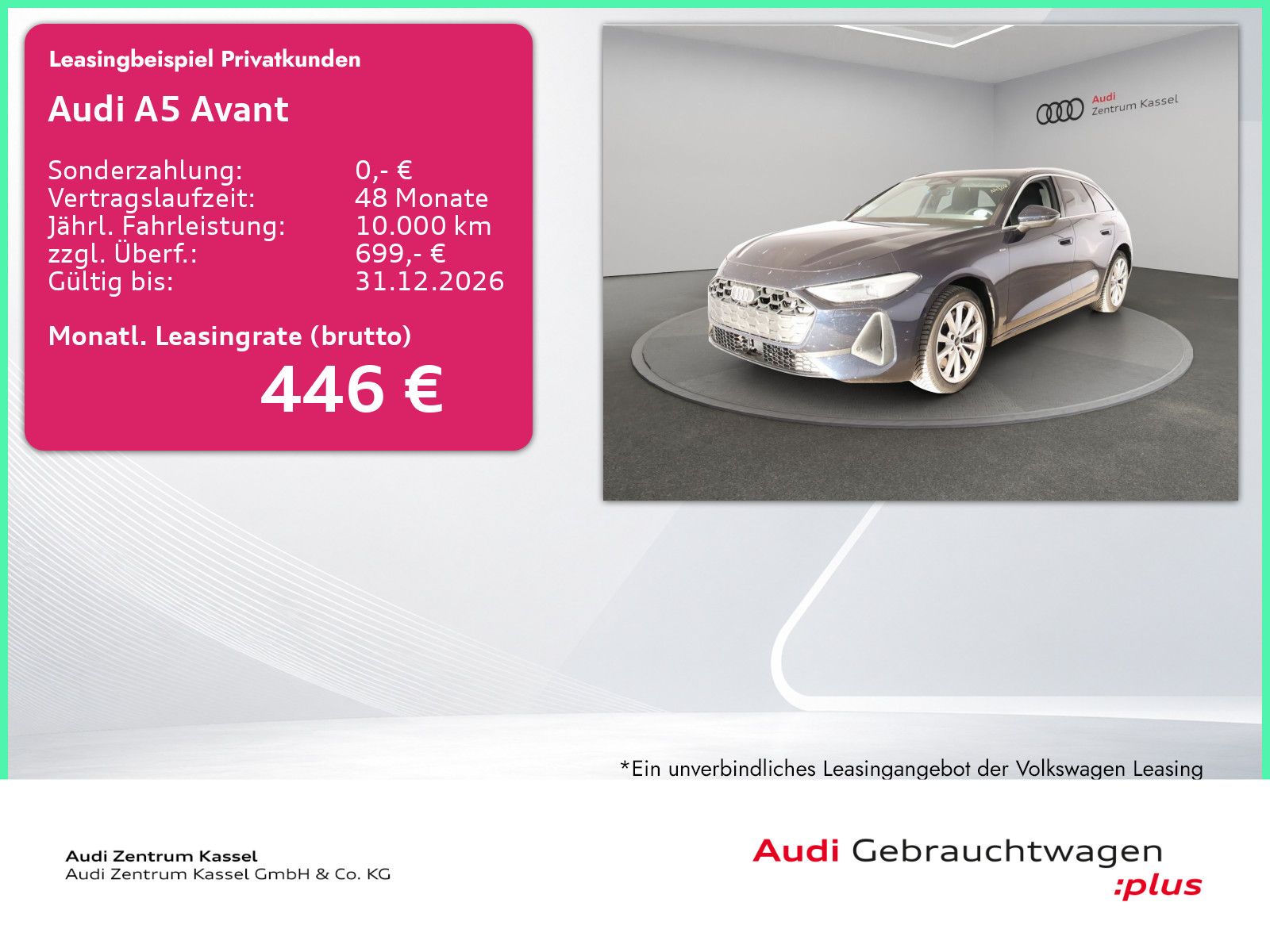 Audi A5 Avant TFSIe qu. LED AHK Kam. Navi Standklima