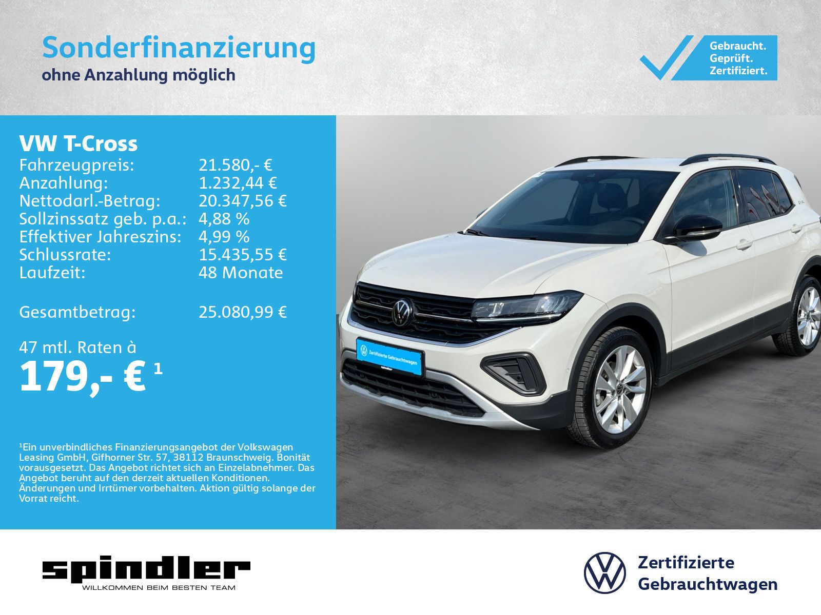 Volkswagen T-Cross Goal 1.0TSI DSG/ CarPlay, Navi, AHK, LED