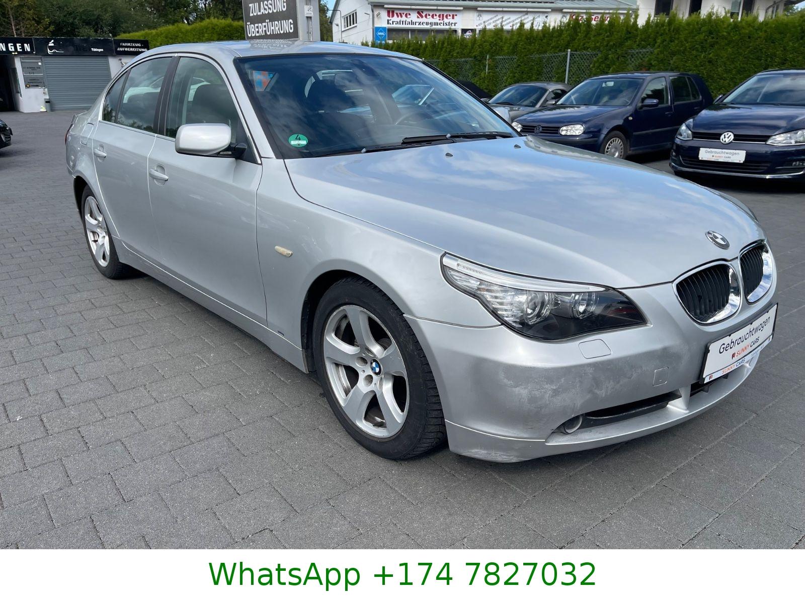 BMW 520*E60*TÜV8/2027*SPORTAUSPUFF*KLIMA