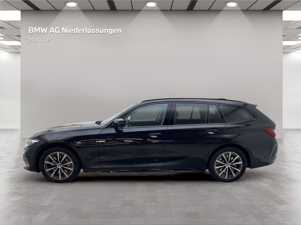 BMW 330 2023 г. Чёрный, пробег 24509 км