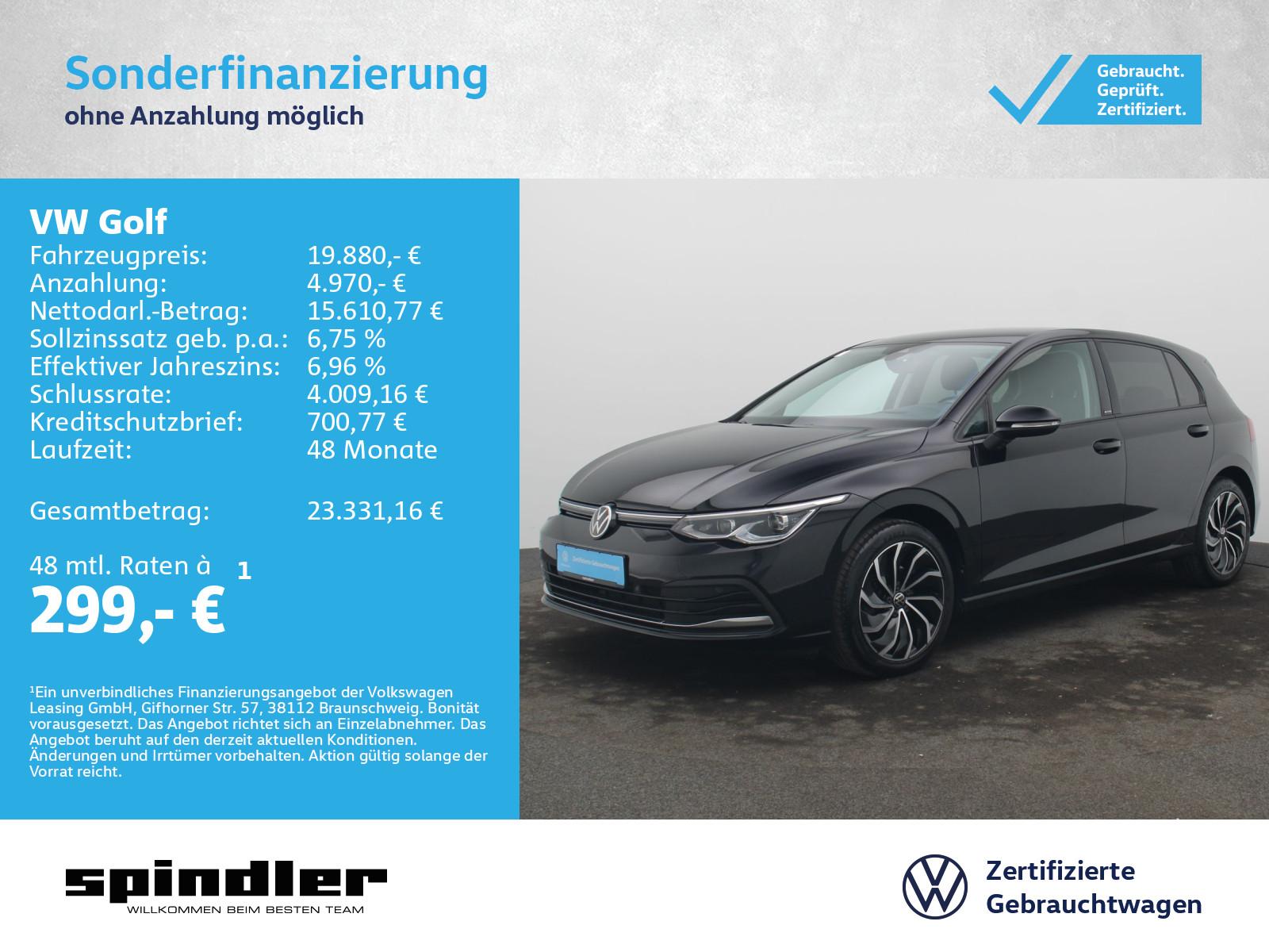Volkswagen Golf VIII Life 1.5 eTSI DSG / Navi, Matrix, HuD