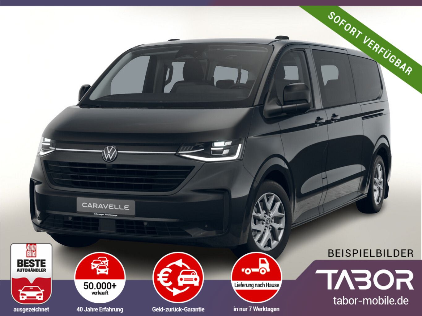Volkswagen T7 Caravelle Style L2 8S Matrix 3ZKlima elSchieb