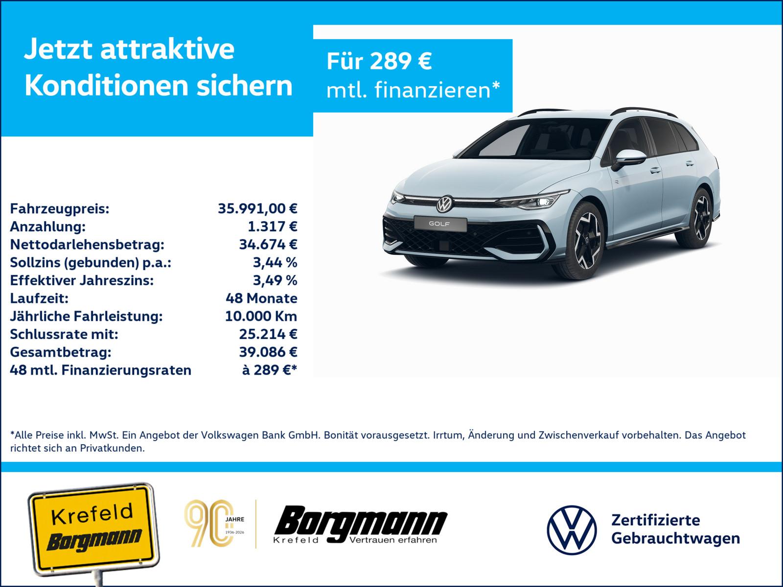 Volkswagen Golf VIII 1.5 eTSI R-Line AHK 360° MATRIX-LED