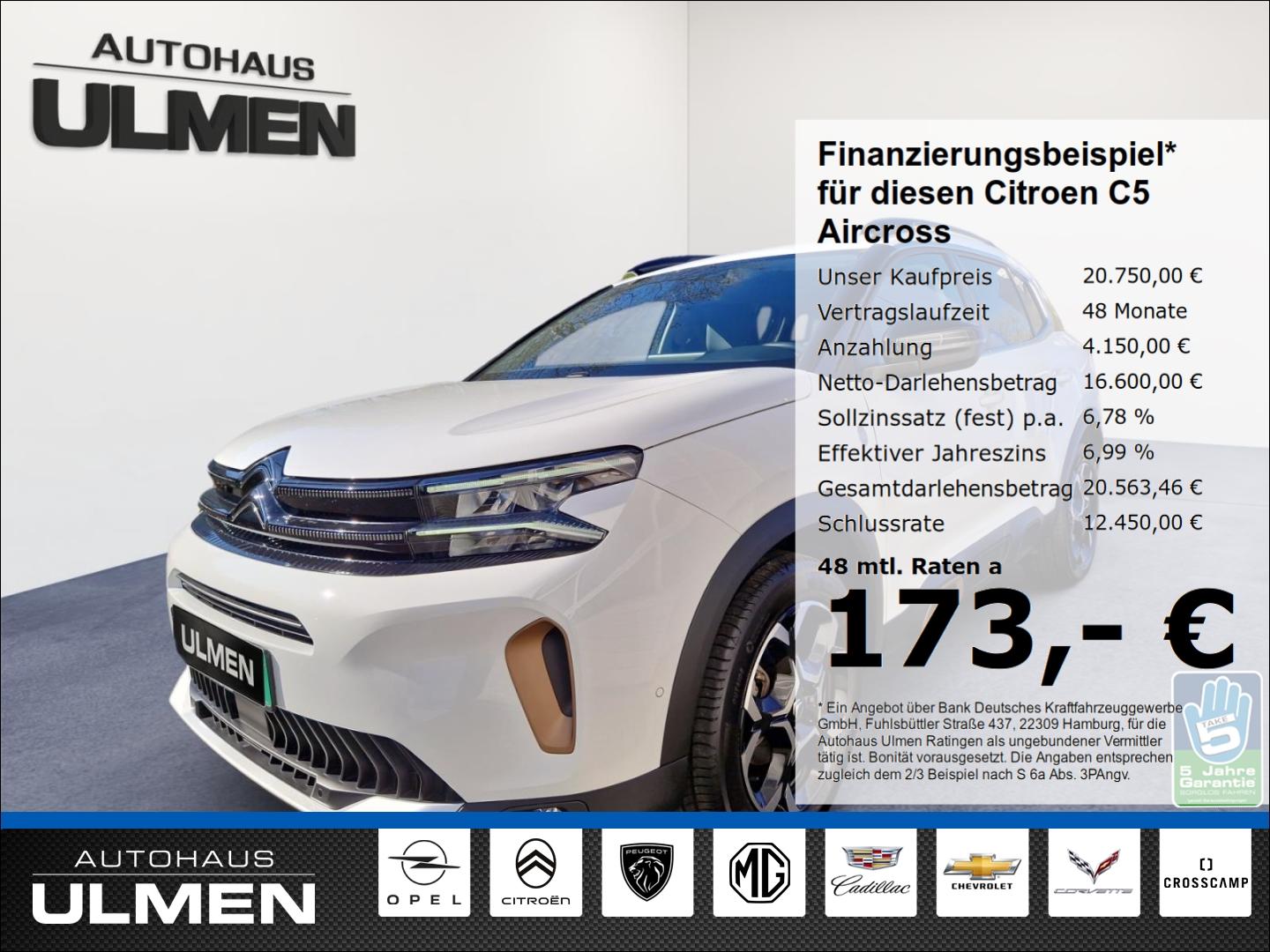 Citroën C5 Aircross C-Series 360 Kamera LED Mehrzonenkli