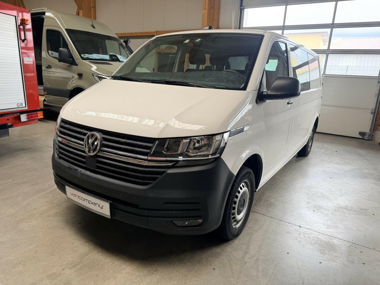 Volkswagen T6 andere T6.1 2.0 TDI Kasten 6-Sitzer lang 1. Hand, миниатюра 5