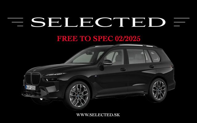 BMW X7 40d xDrive*FREE-TO-SPEC*2/2025*NEW*WORLDWIDE*