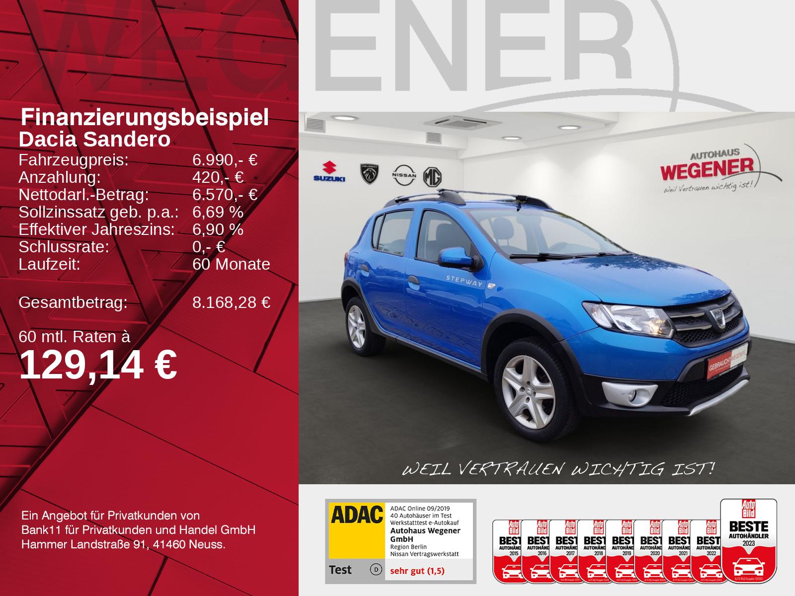 Dacia Sandero 2015 — rear view