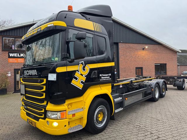 Scania R450 6X2 VDL Haakarm Standairco 9T Vooras NL Tru