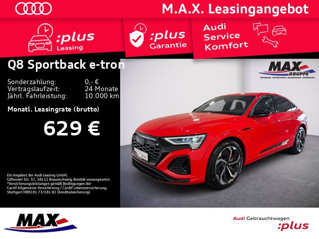 Q8 Sportback e-tron 55 QU S LINE MATRIX+AHK+PANO