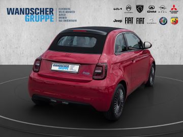 Fiat 500 e Cabrio Red +SHZ+SoundSys+SpurH+Winterp.
