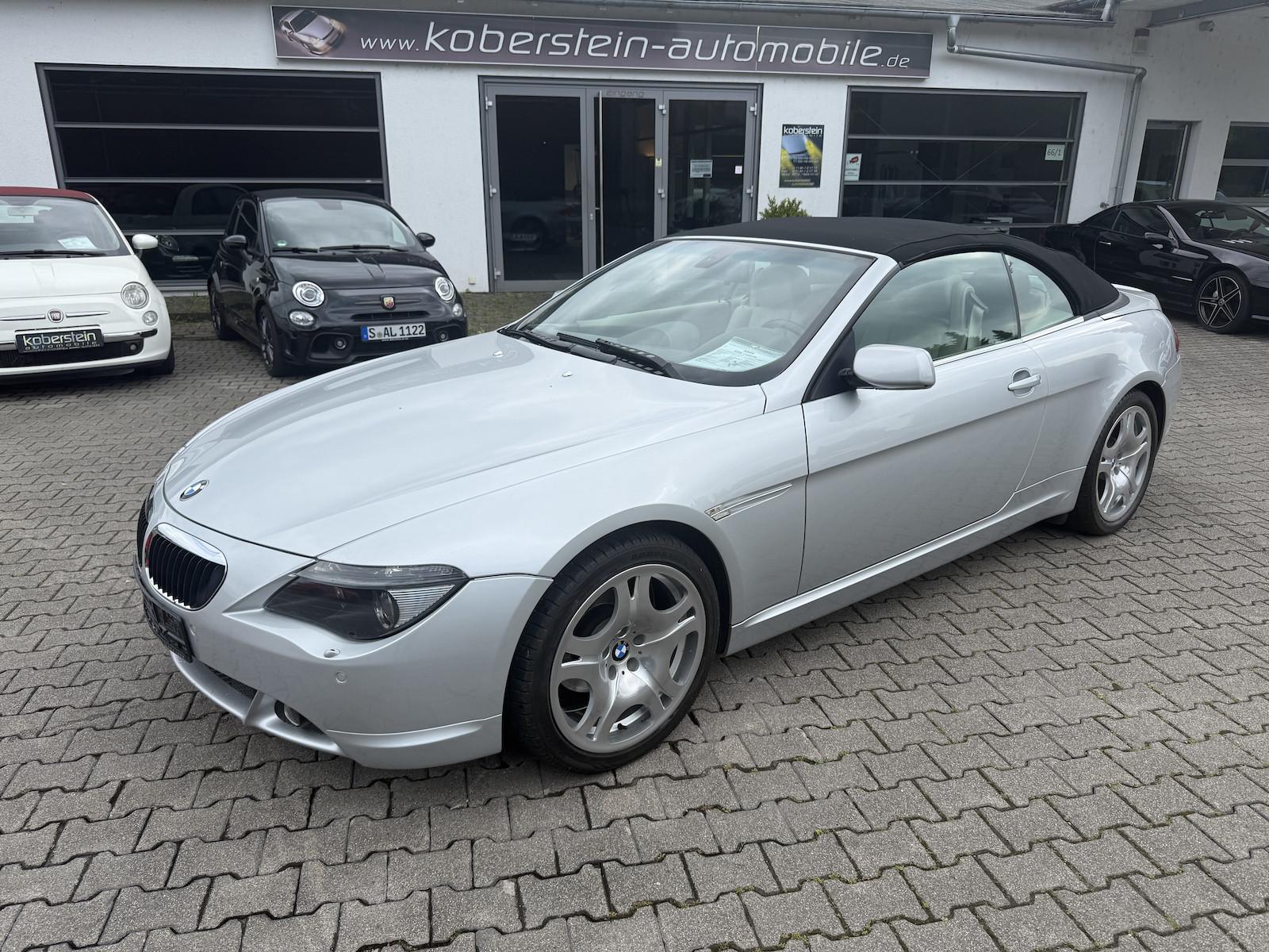 BMW 630i Cabrio*1.Hand,deutsch,Automatik,Leder,Navi