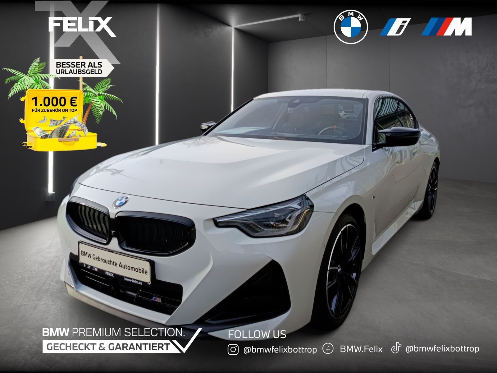 BMW M240i xDrive Coupe+19"ALU+LCI FACELIFT+LIVE COCK