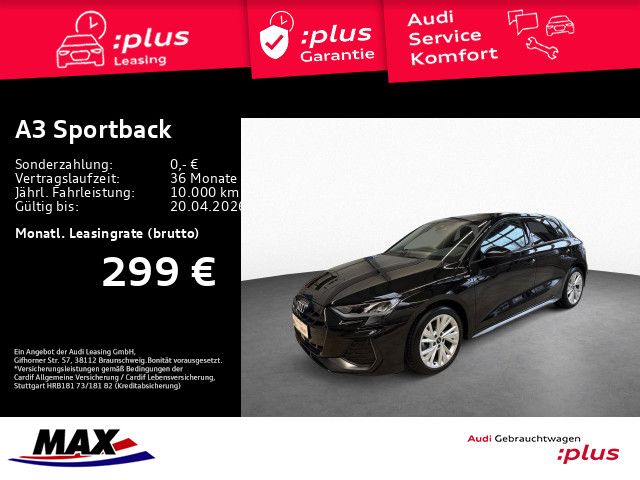 A3 Sportback 35 TDI S LINE LED+MMI NAVI+ALU+VCP+